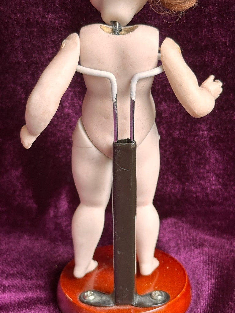 Rare Antique German Kestner 6" Barefoot All-Bisque Miniature Close Mouth Doll