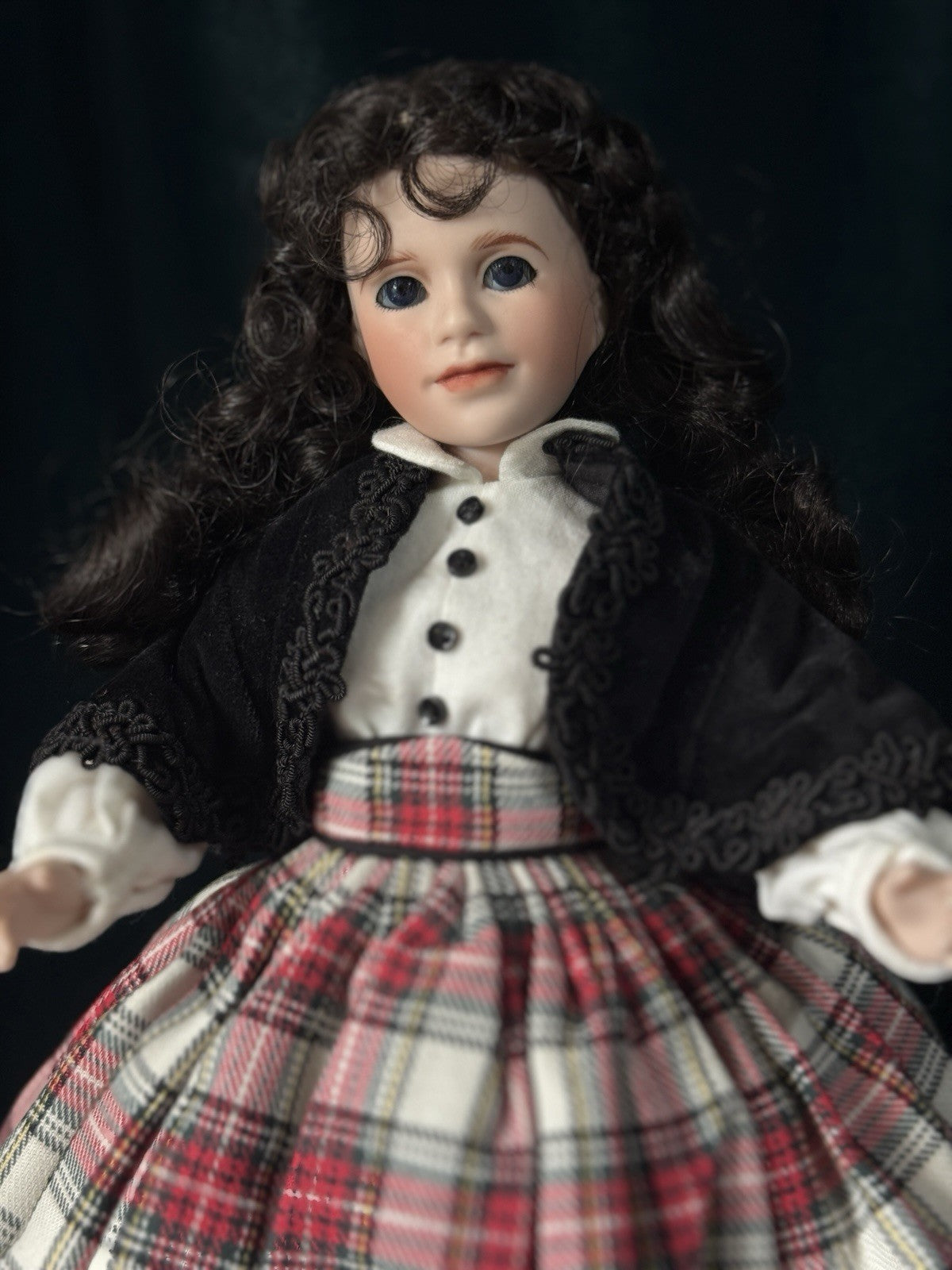 MIB Wendy Lawton “Miss Jo March” Wooden and Porcelain 14” Doll LE 175 COA/Tag