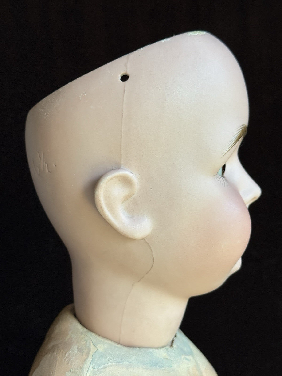 Large Antique German 30” Kestner 164 Bisque Head Doll