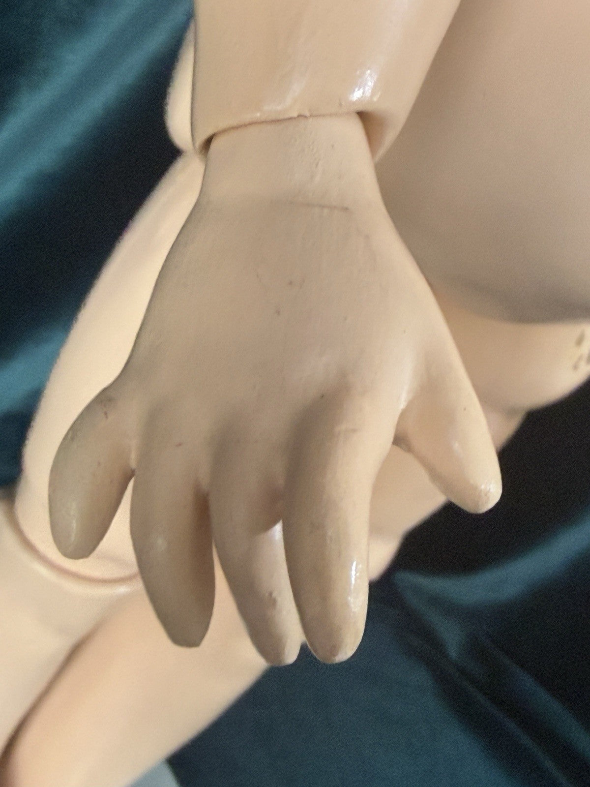 Antique German Schoenau & Hoffmeister 1906 Bisque Head Composition Body 28” Doll