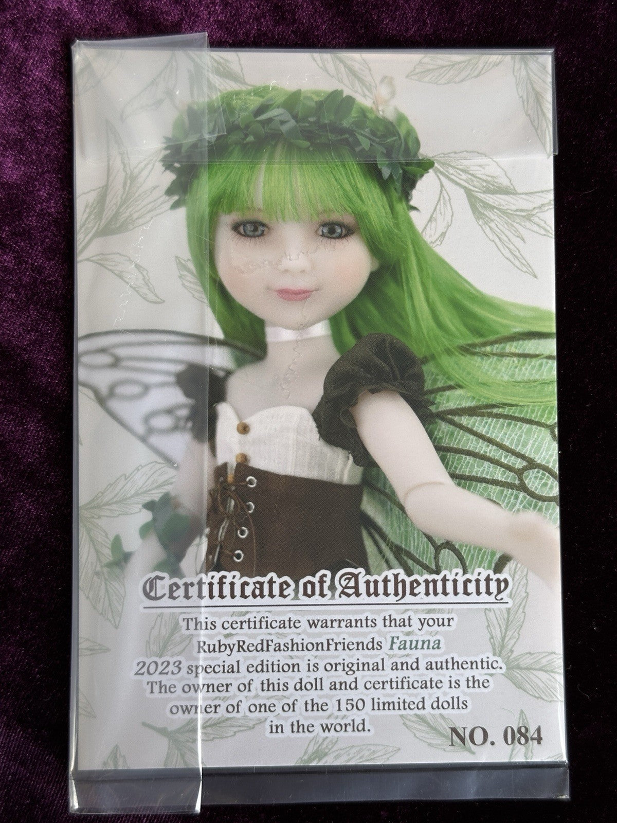 Collectible  Ruby Red Fauna Doll Limited Edition Fashion Friend New in Box
