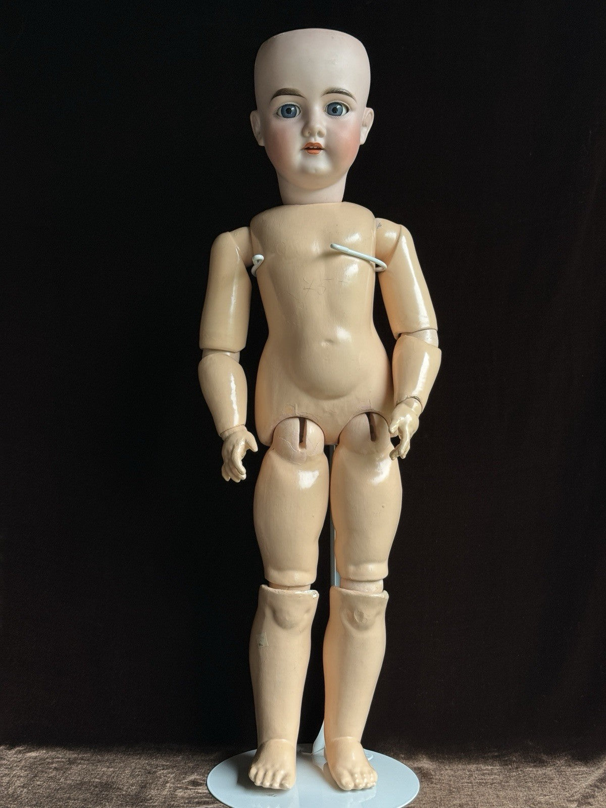 Large Antique German 27” Armand Marseille 390 Bisque Head Doll