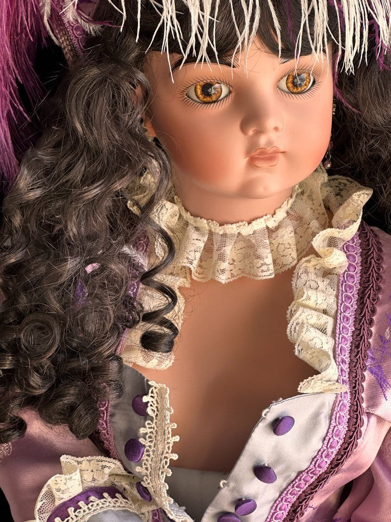 Huge Mary Benner 36" Porcelain Repro of French Bru Jne Michiko Doll LE 750