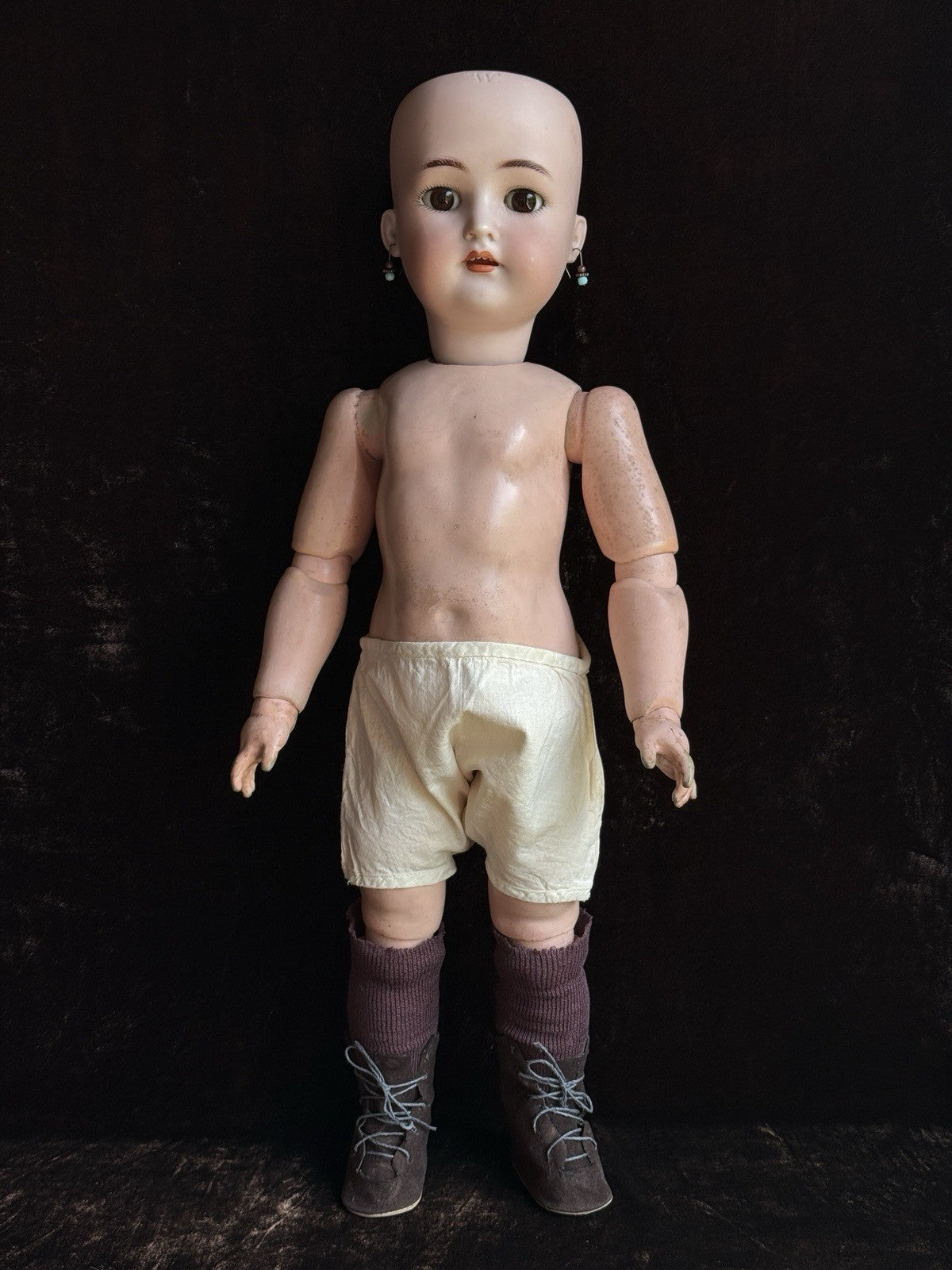 Antique German 21.5” Kammer Reinhardt Simon Halbig 58 Bisque Head Doll
