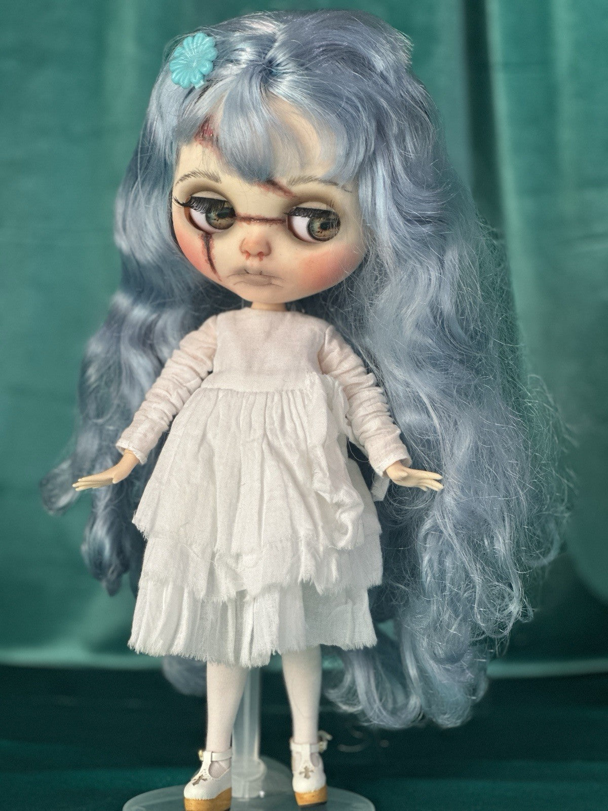 OOAK Custom Blythe 11” Artist BDJ Doll “Beautiful Frankenstein”