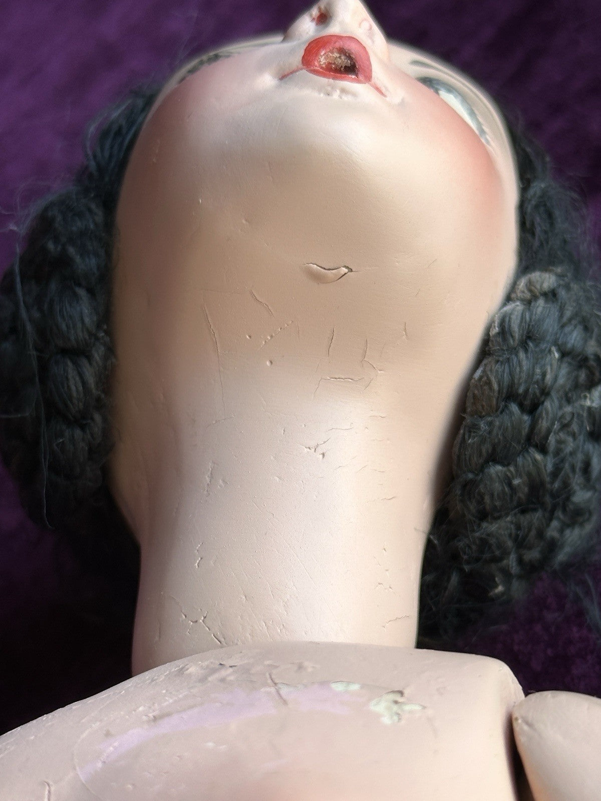 Antique American Cubeb Smoker Mutual Novelty Boudoir Composition Flapper Doll