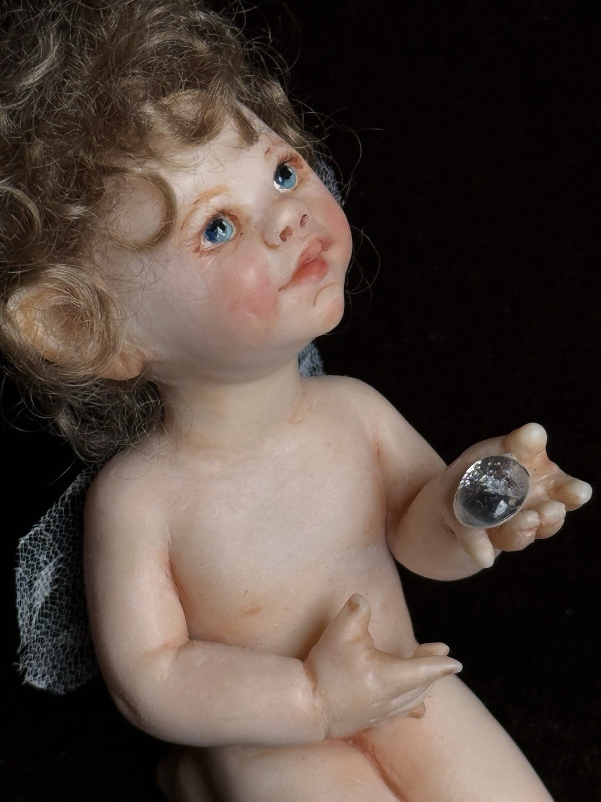 OOAK Miniature Contemporary Artist Polymer Clay Elf Doll