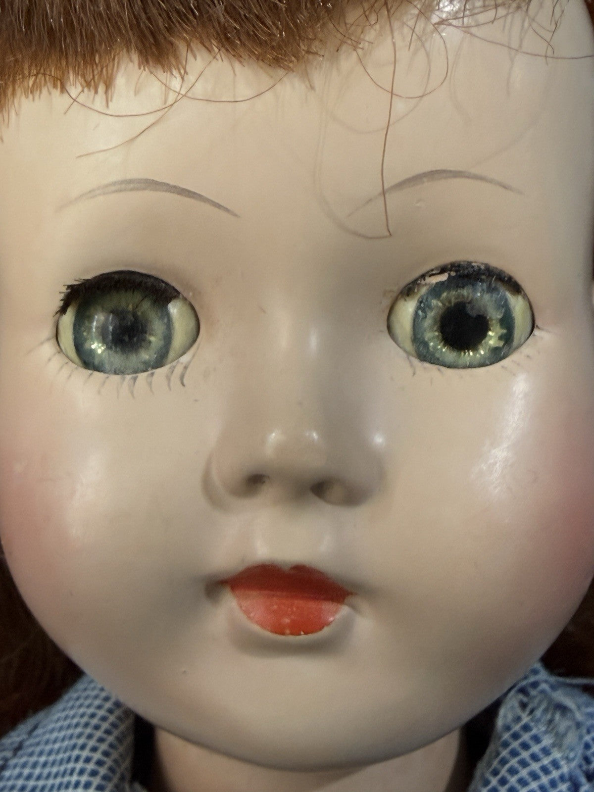 Lot Of 5 Vintage Effanbee Composition and Plastic Dolls For Project/Repair