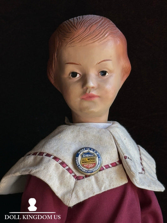 Reproduction of Antique American 18” Schonhut Boy Doll