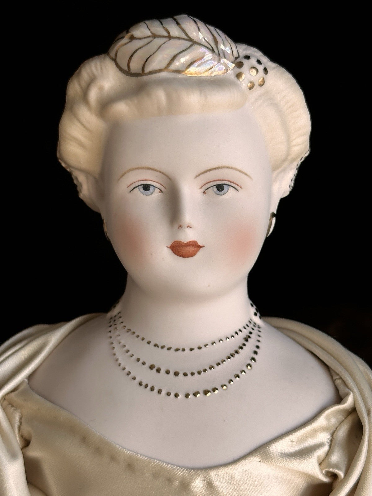 Vintage Porcelain 17” Signed Emma Clear Parian China Doll