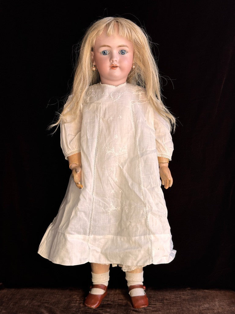 Antique German 30” Simon Halbig Heinrich  Handwerck Bisque Head Doll