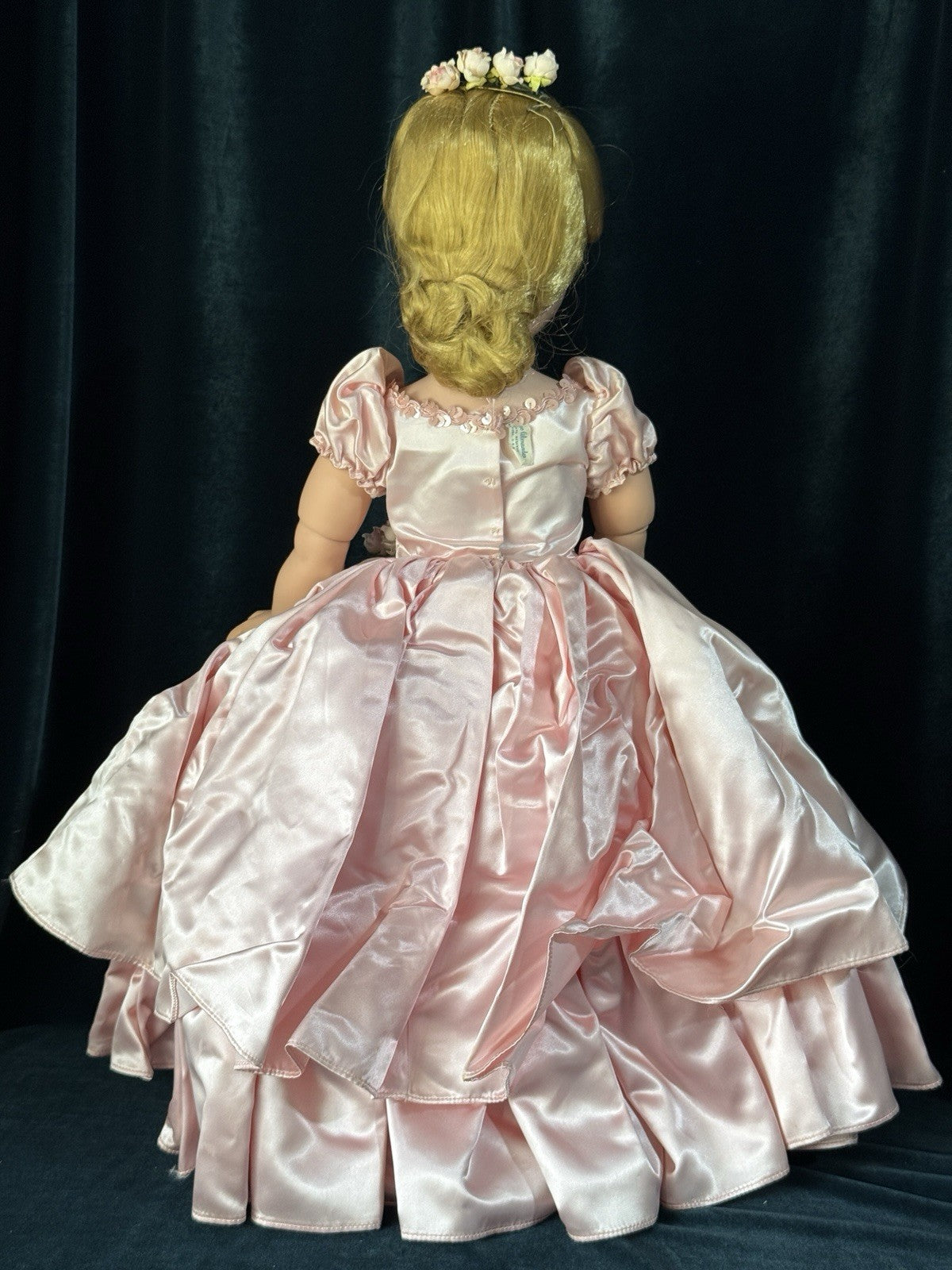 Rare!!! All Original Vintage 1950’s Madame Alexander 24” Binnie In Pink Gown