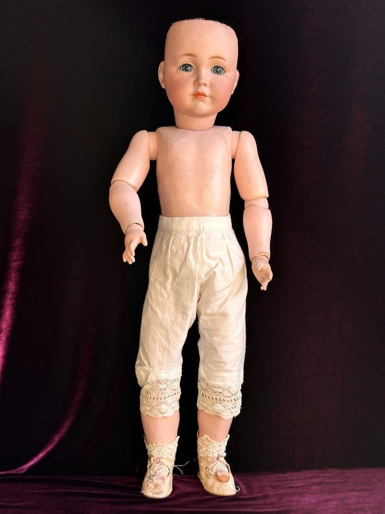 Antique German 26” Kammer Reinhardt 117 Mein Liebling Bisque Head Doll