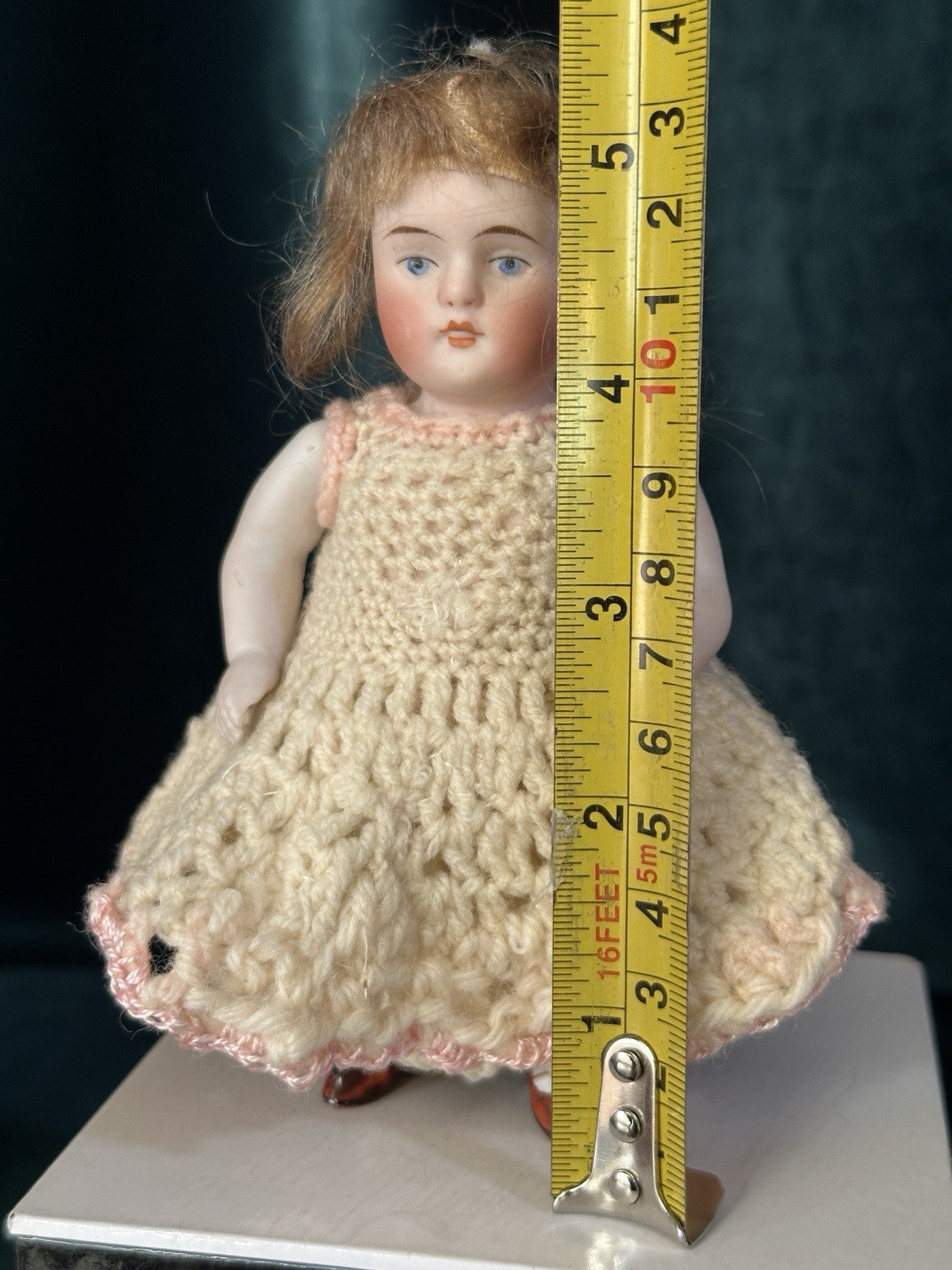 Antique German 5 1/2” Kestner All Bisque Mignonette Dollhouse Doll