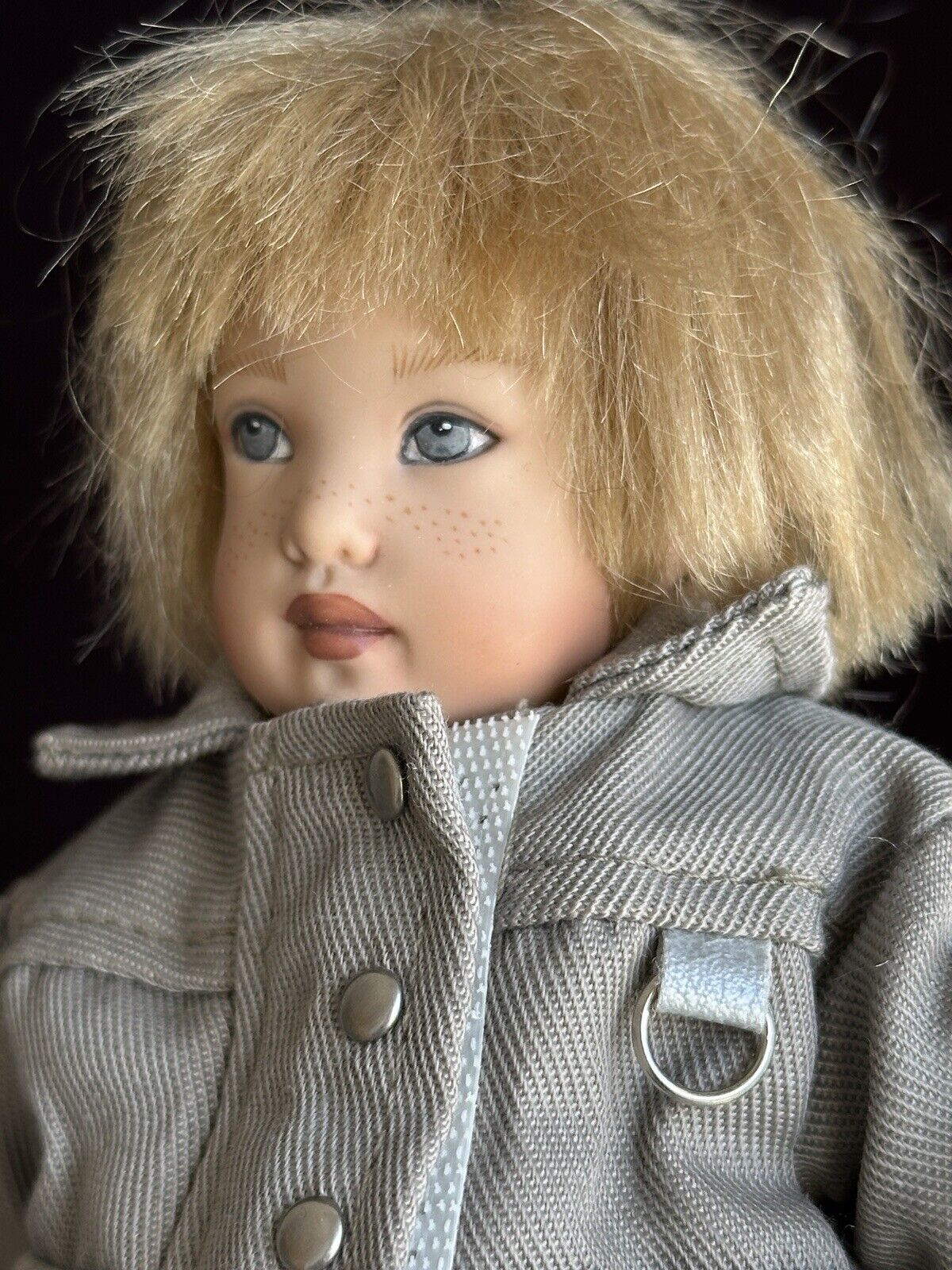Collectible 7.5” Kish Vinyl Riley's World Firefighter DJ Doll LE 1000
