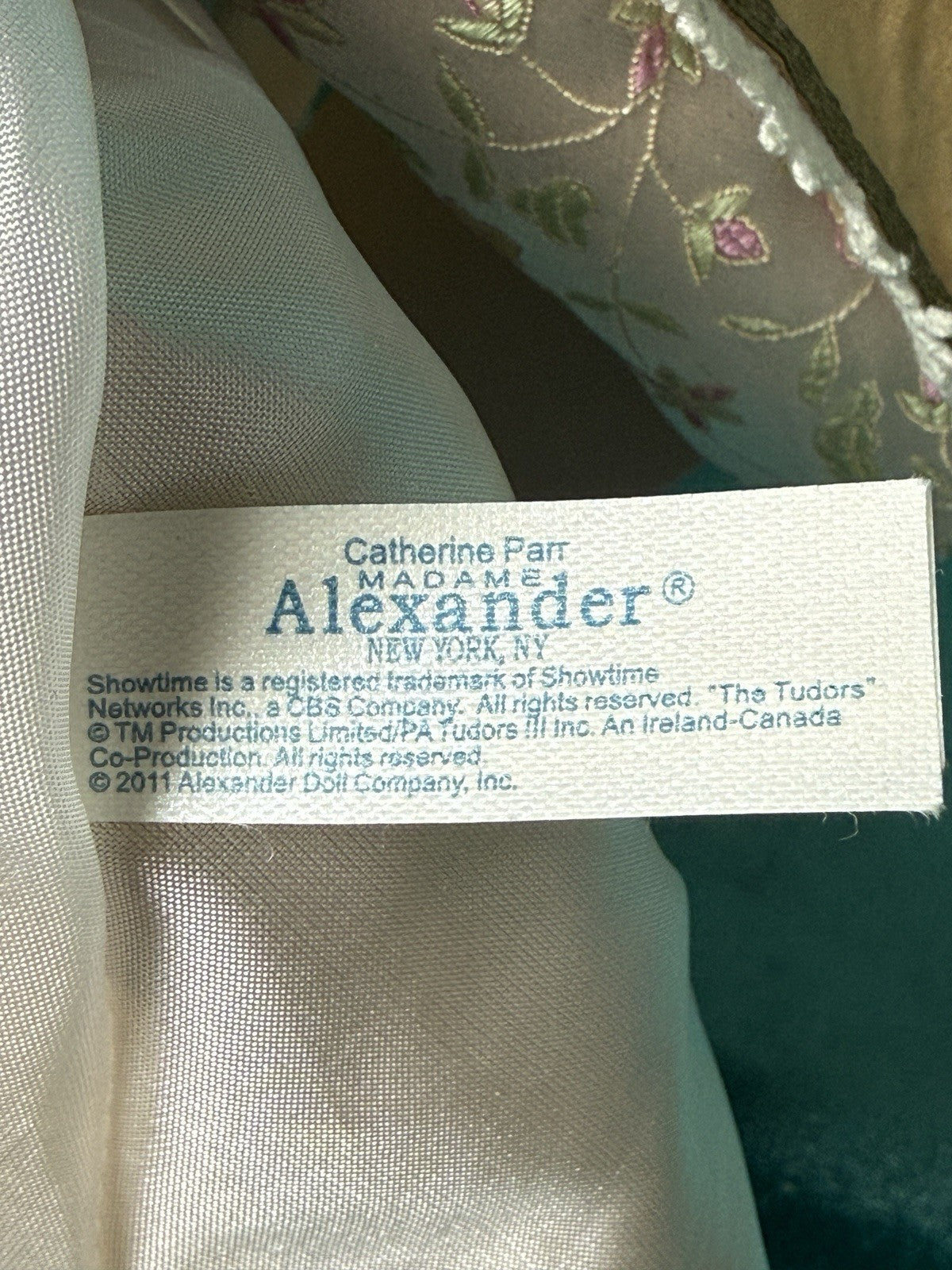 Madame Alexander Catherine Parr 10” Doll Limited Edition 250