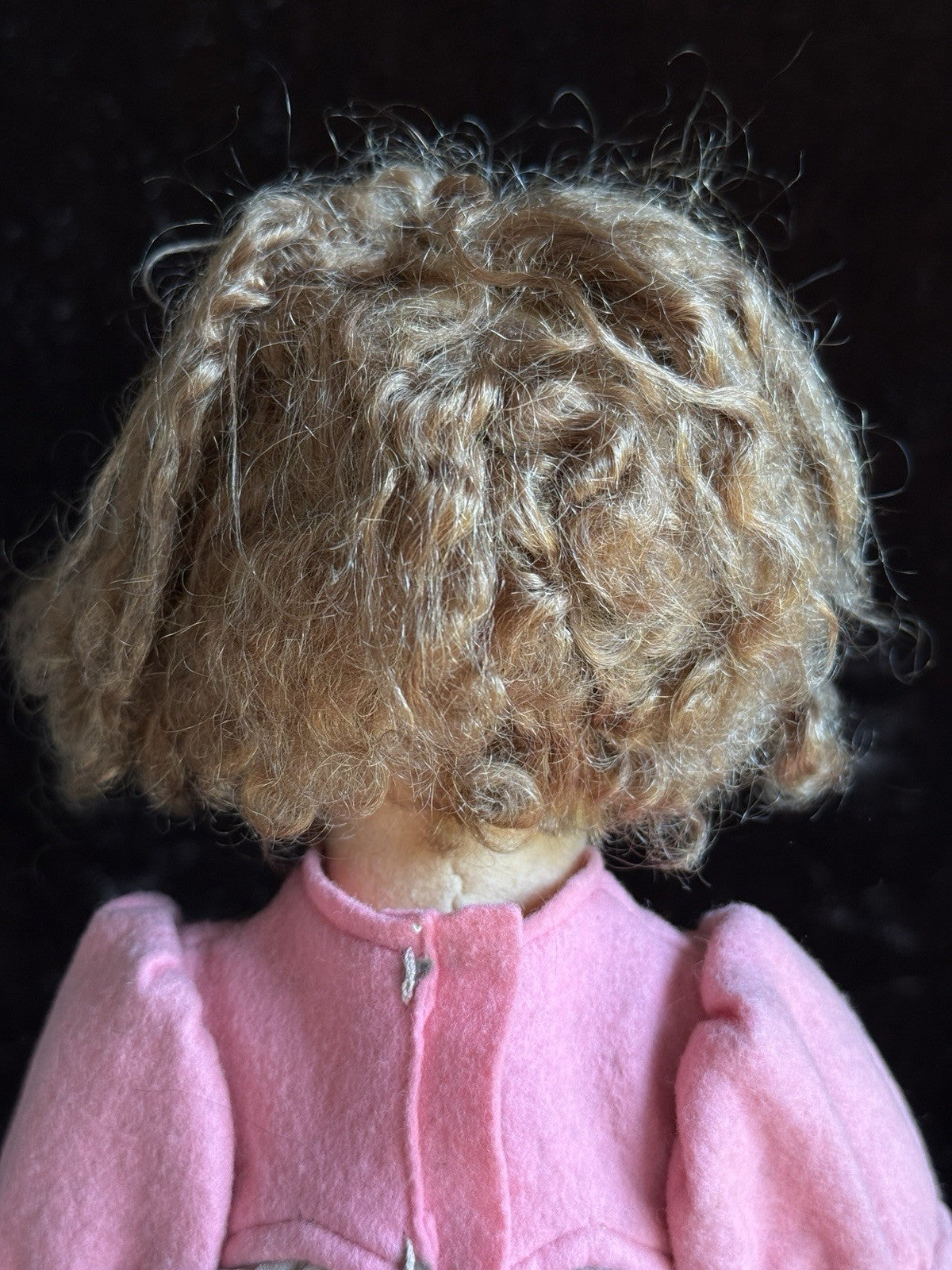 Vintage Italian 12” Lenci 111 Felt Cloth Character Girl Doll