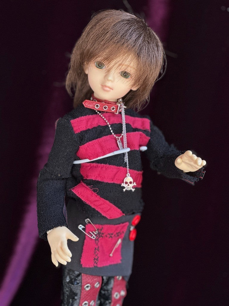 Volks Early 2001 BJD MSD 17" Tsubaki (?) Resin Doll Faceup Dressed