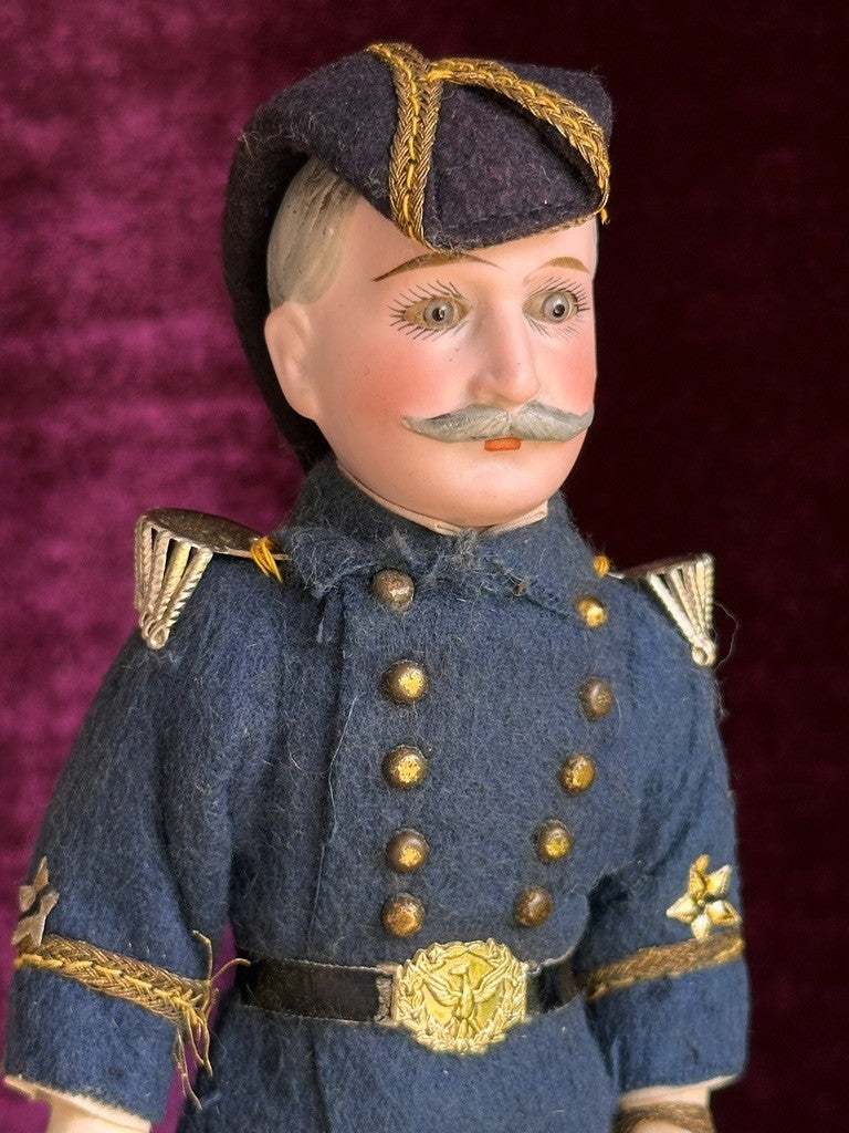 Very Rare 8.25” Antique German Cuno Otto Dressel Portrait Character Bisque Doll