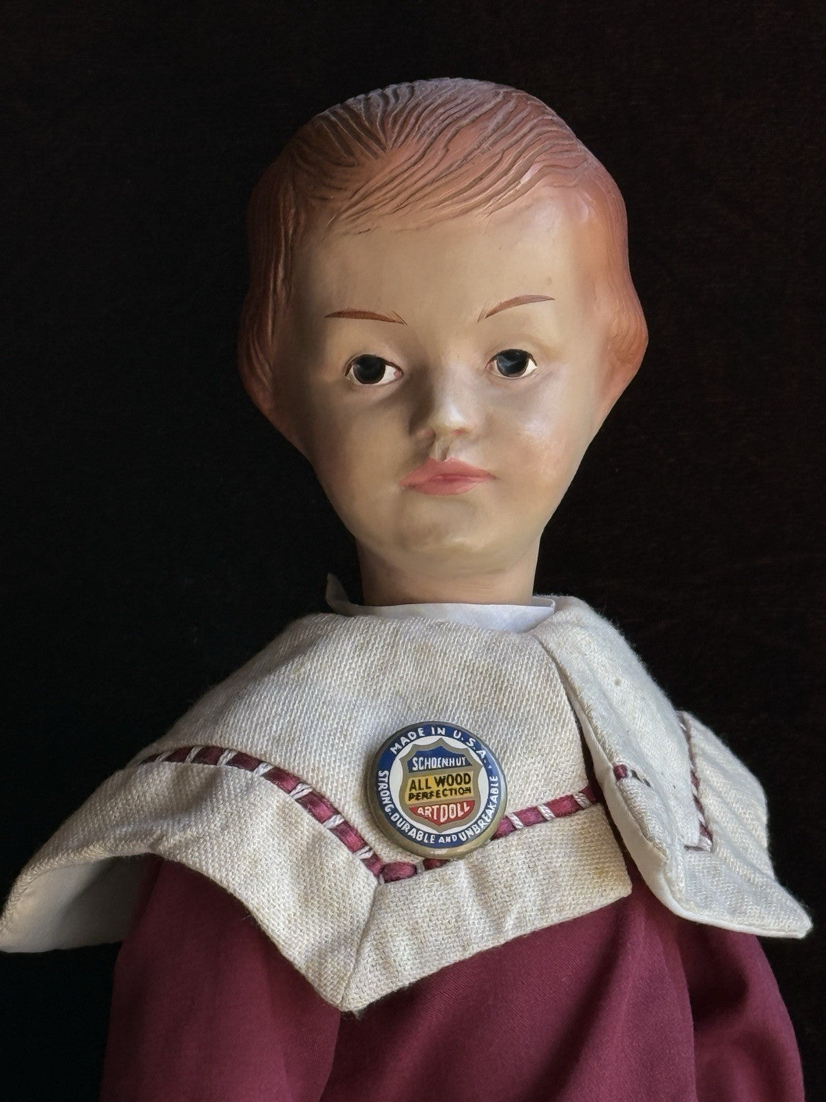 Reproduction of Antique American 18” Schonhut Boy Doll