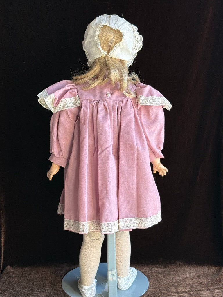 Large Antique German 29” Schoenau & Hoffmeister 914 Bisque Head Doll