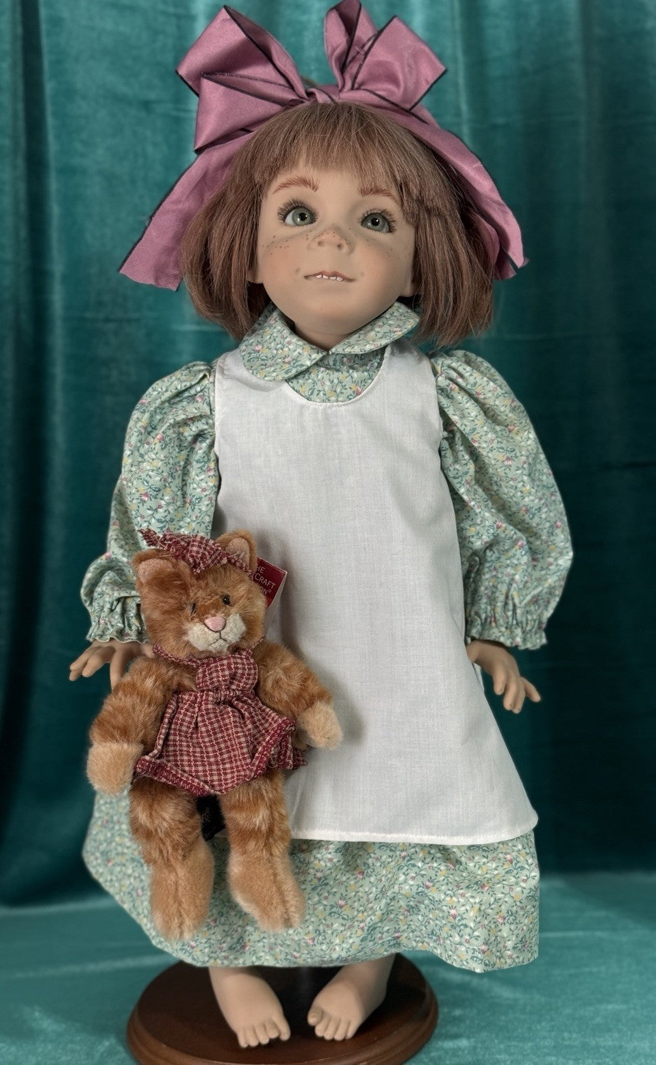 Artist Original German Vinyl 19” Baby Girl Doll By Grossle-Schmidt