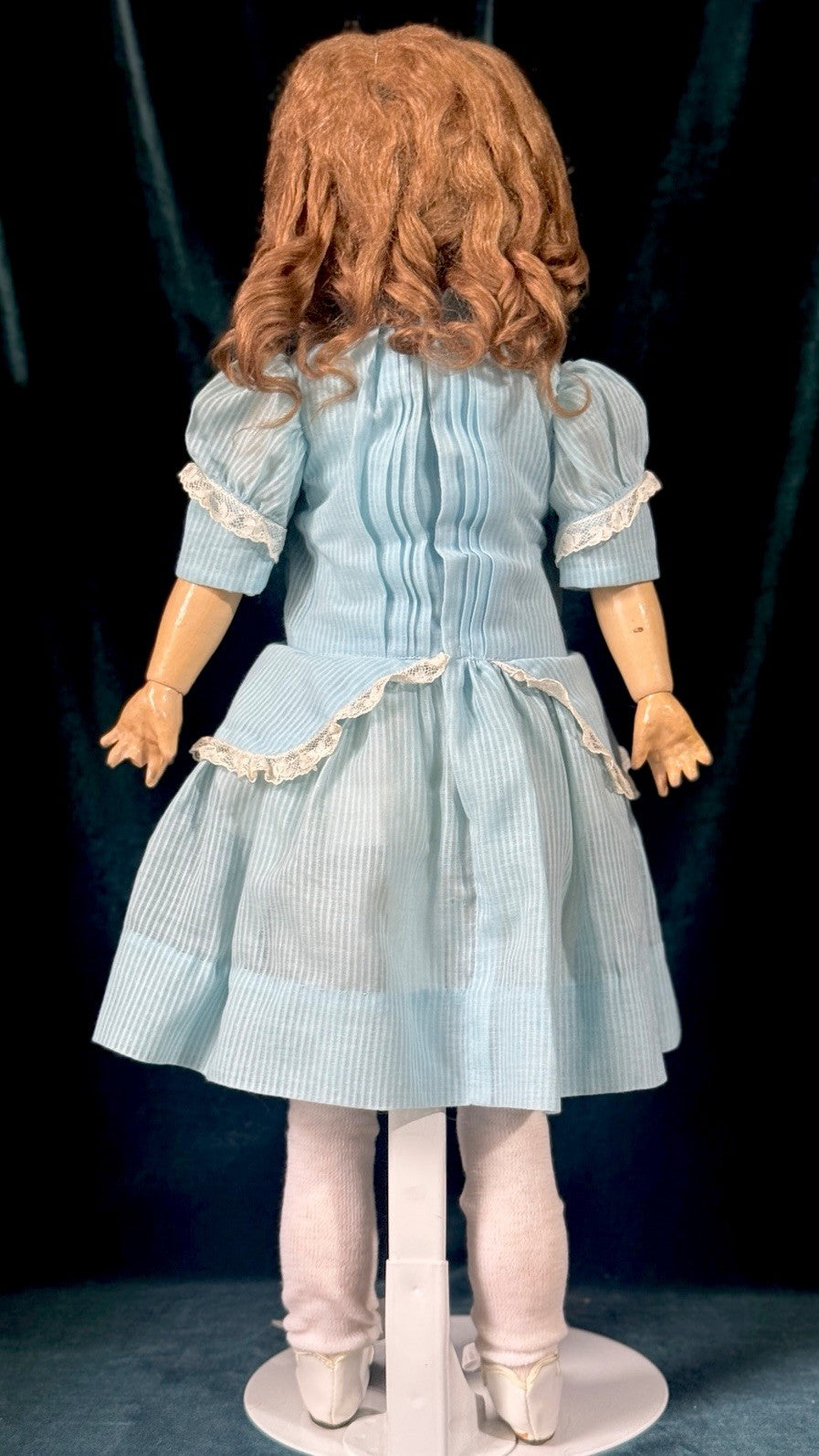 Rare Antique American James Scholly Taft 24” Doll Mold D.A. 6 Bisque Head