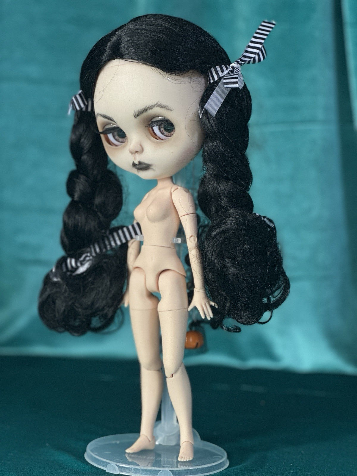 OOAK Custom Blythe 11” Artist BDJ Doll “Wednesday”
