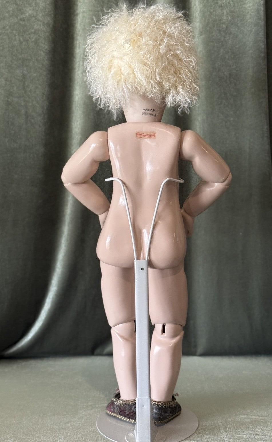 Vintage Reproduction of Antique French Francois Gauthier 29” Polichinelle Doll