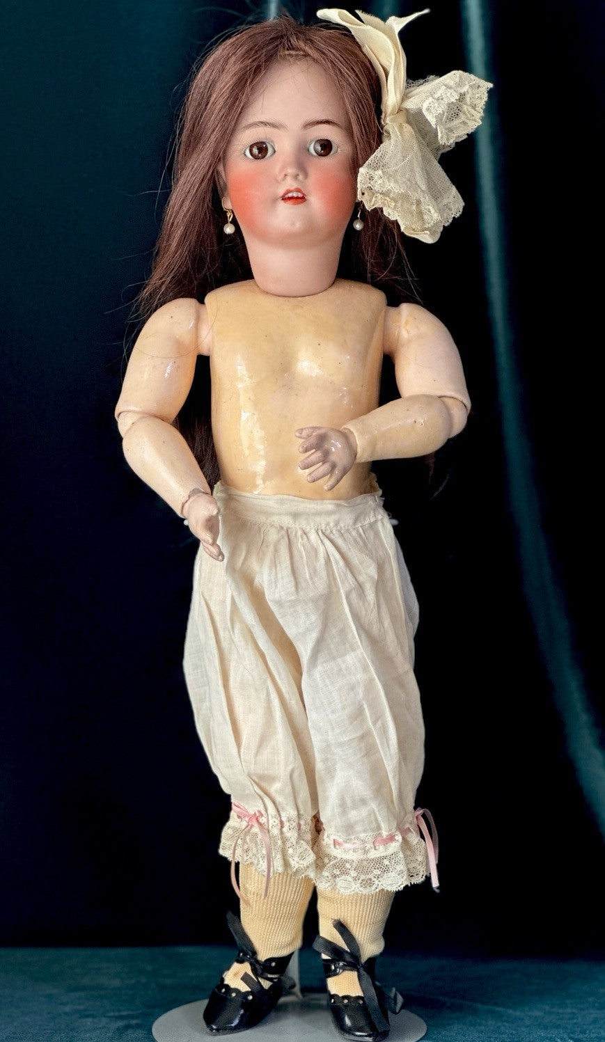 Antique German Simon Halbig Heinrich  Handwerck Bisque Head 20” Doll