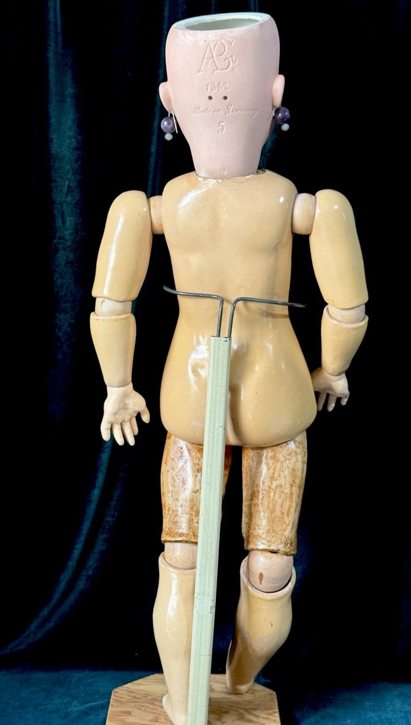 Antique German ABG Alt Beck & Gottschalk Mold 1362 Character Sweet Nell 27” Doll