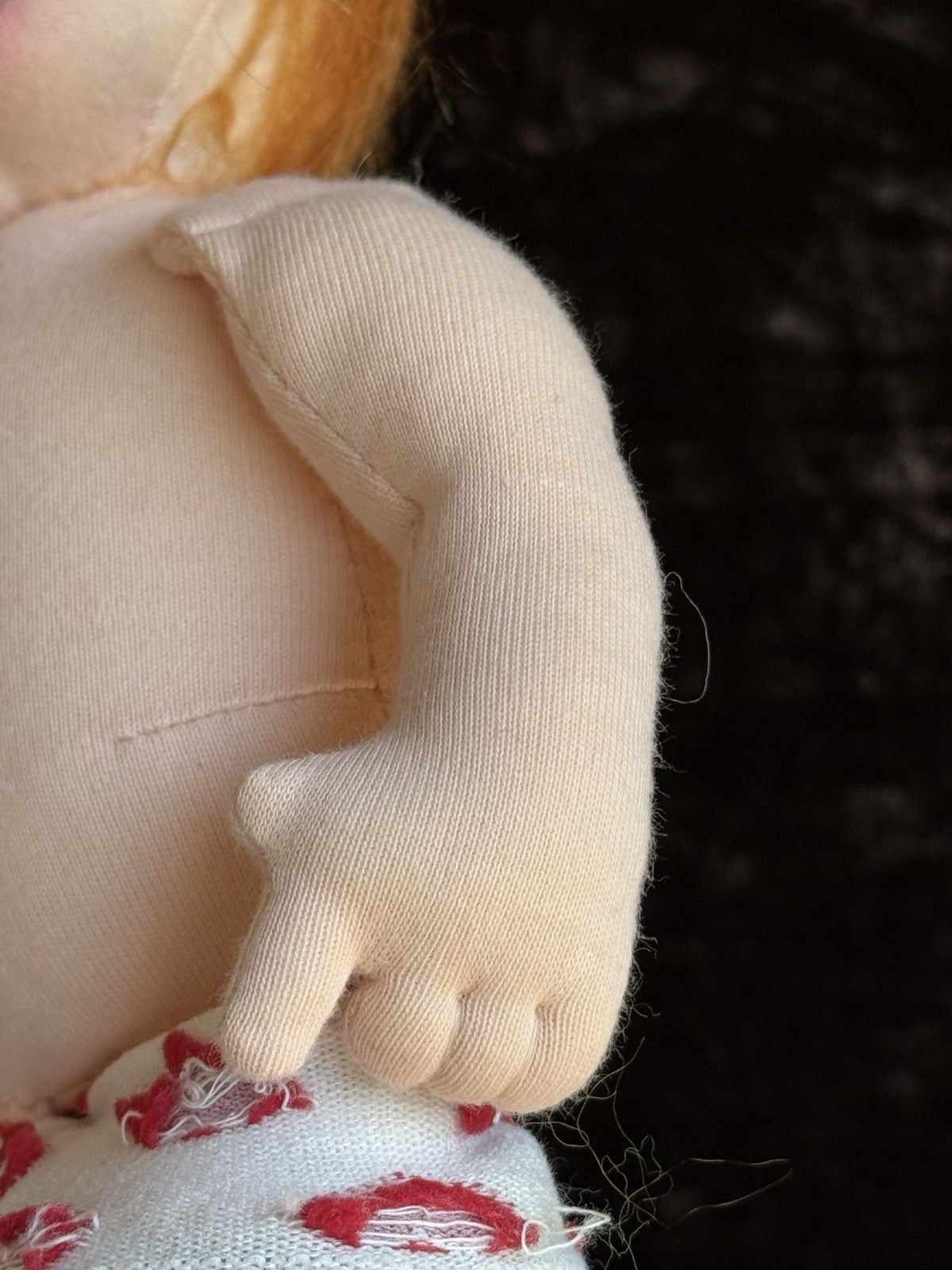 OOAK 12” Waldorf Style Cloth Doll Estee by Russian Artist Zhanna Sinichkina