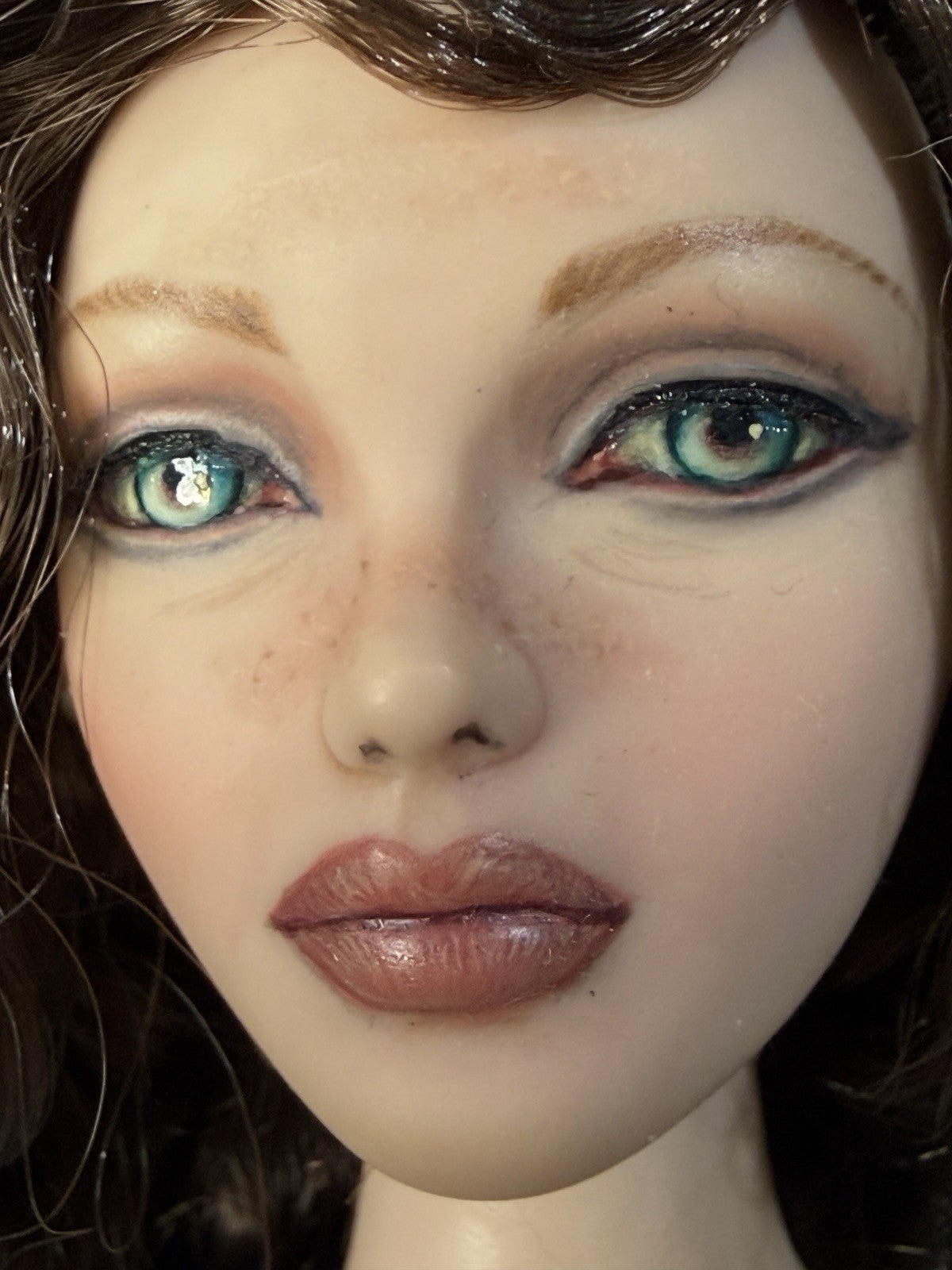 Artist Repainted Gene Marshall “Mystee” Fashion Doll Box/COA By Sutherland