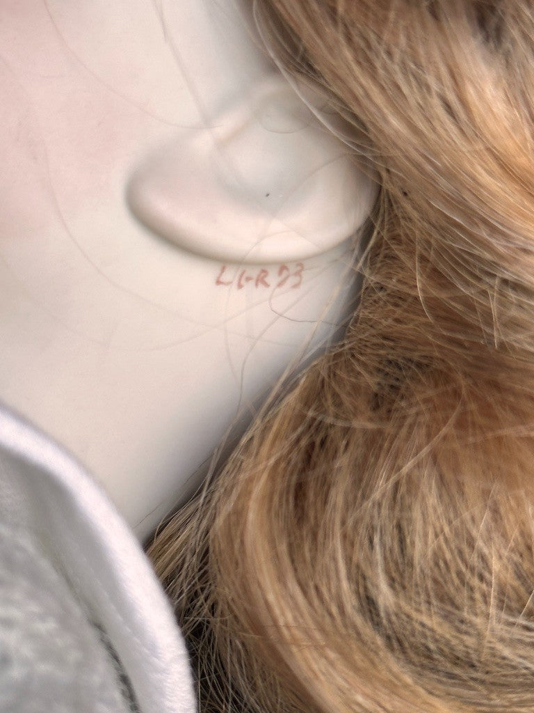 Collectible 19" Wooden/Porcelain Lynne & Michael Roche Emily LE Doll