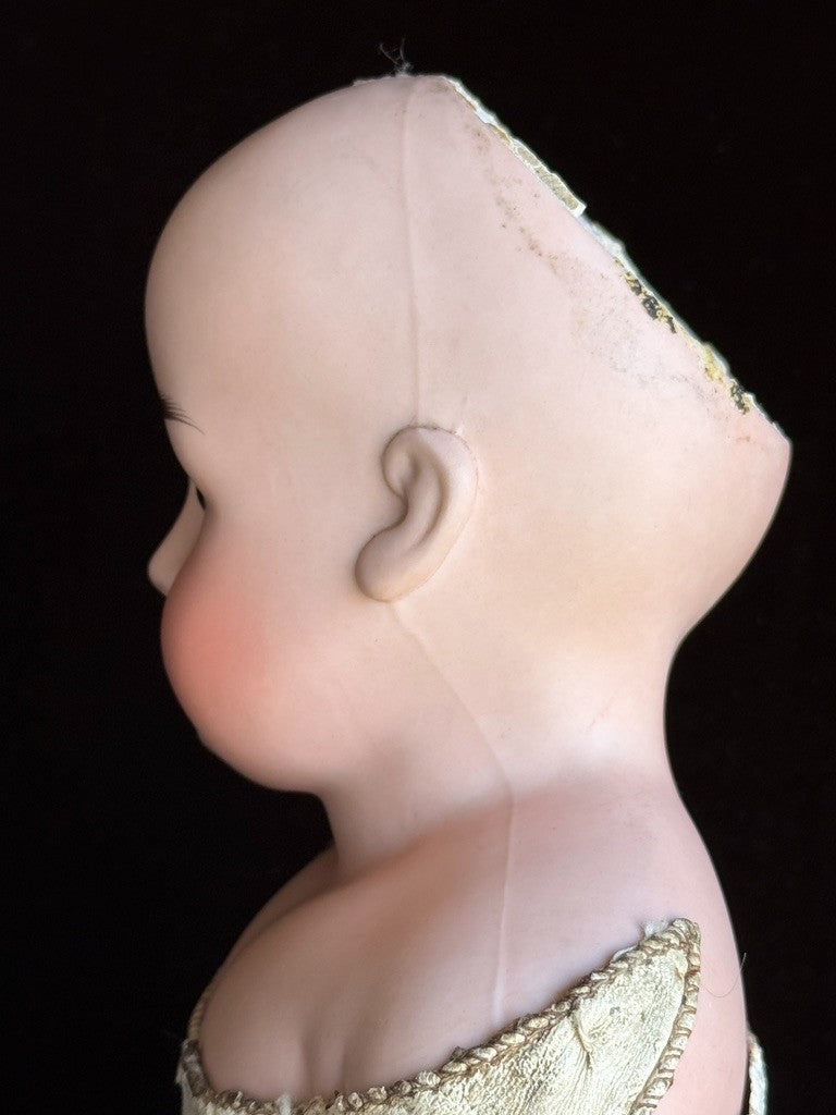Antique German 21” ABG Alt Beck & Gottschalk Turned Bisque Shoulder Head Doll