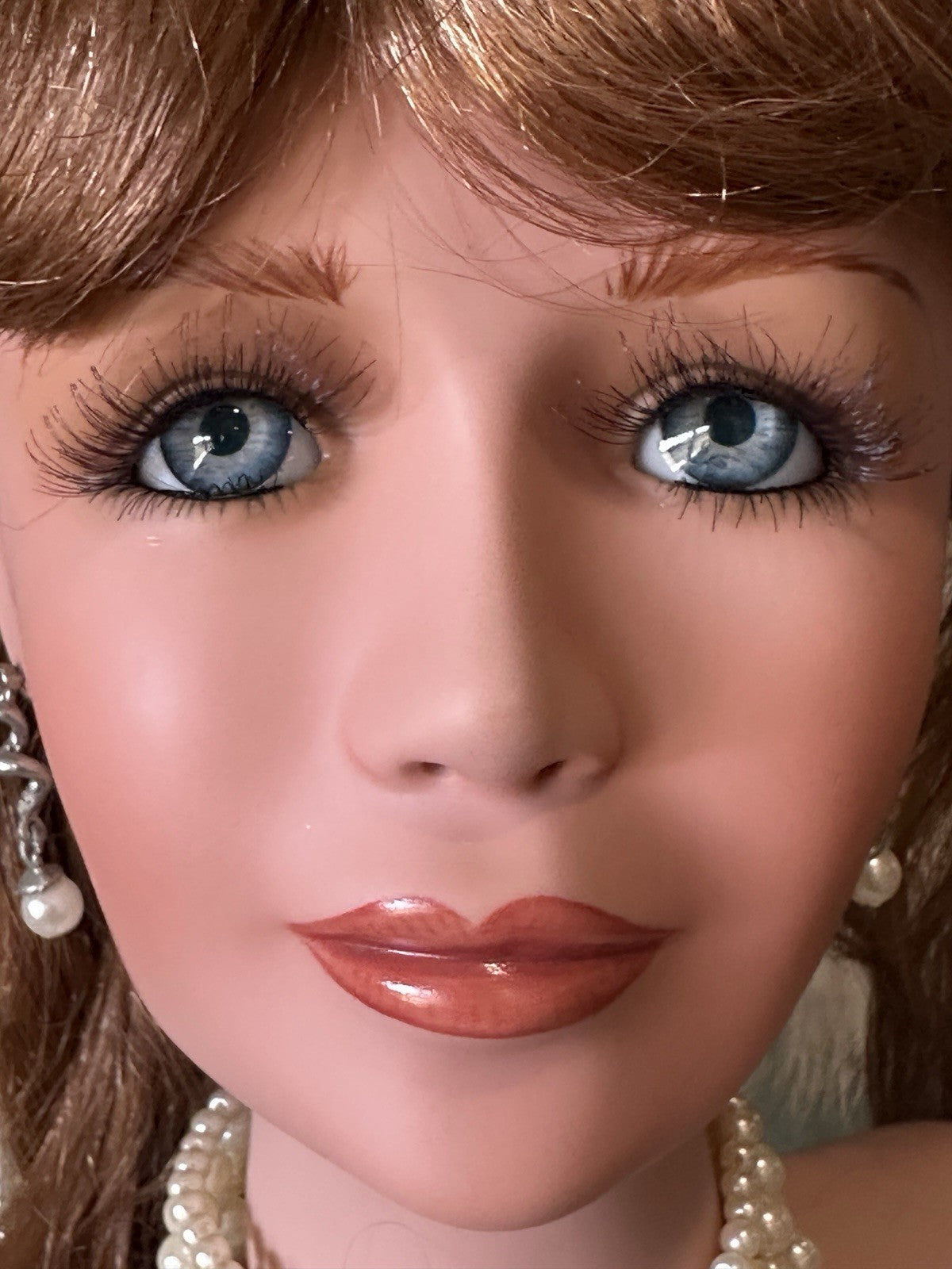 Collectible 36” Porcelain Doll “Tranquility” by Rustie LE 300 Tag/ COA/Stand