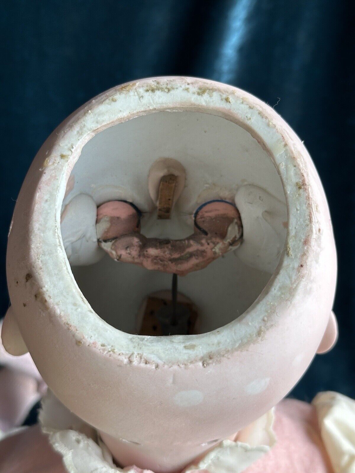 Large Antique German 31” Swaine & Co (?) Bisque Head Child Doll