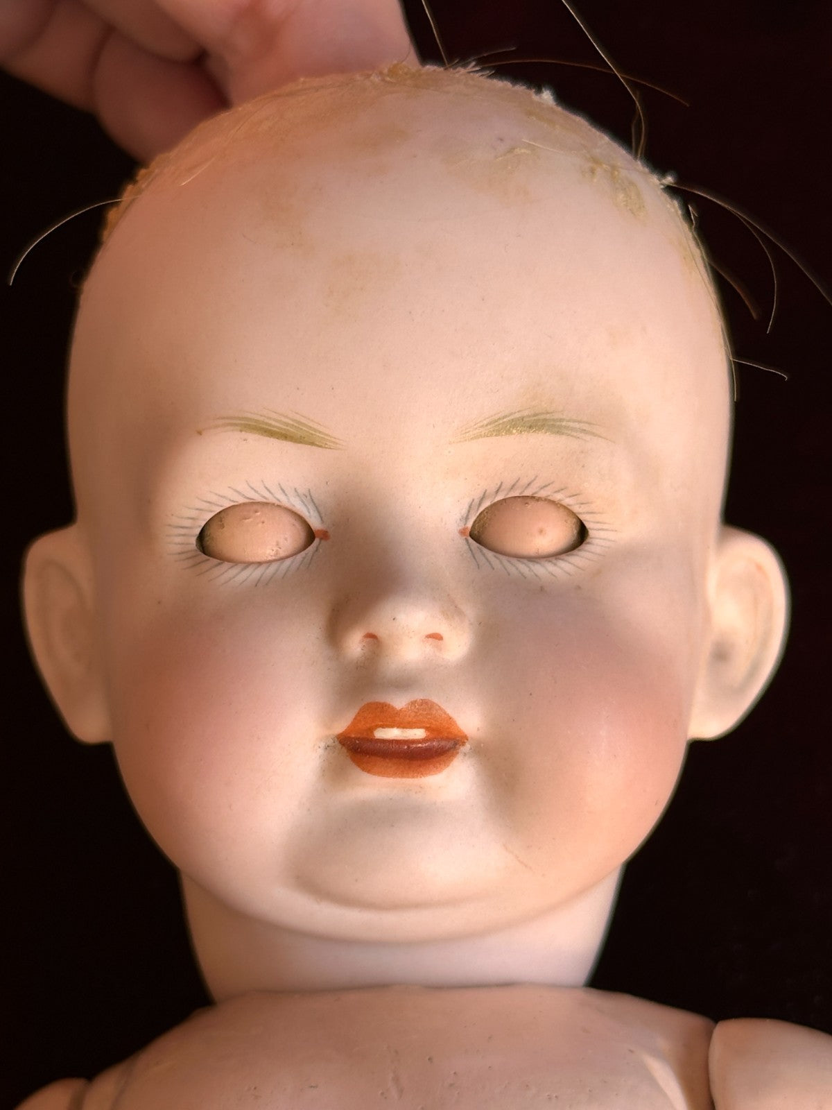 Rare Antique German 11” Bahr & Proschild 604 Bisque Head Baby Doll