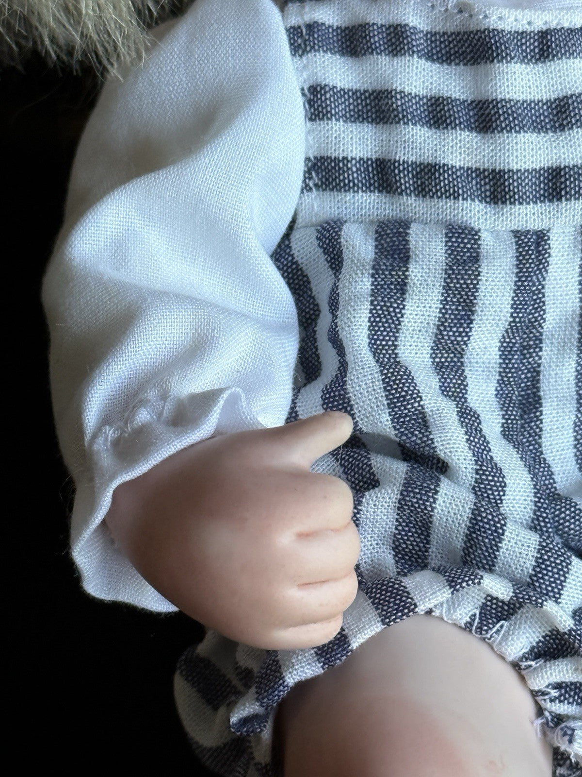 Set of 2 Porcelain Cloth Dolls by Artist Verena Eising