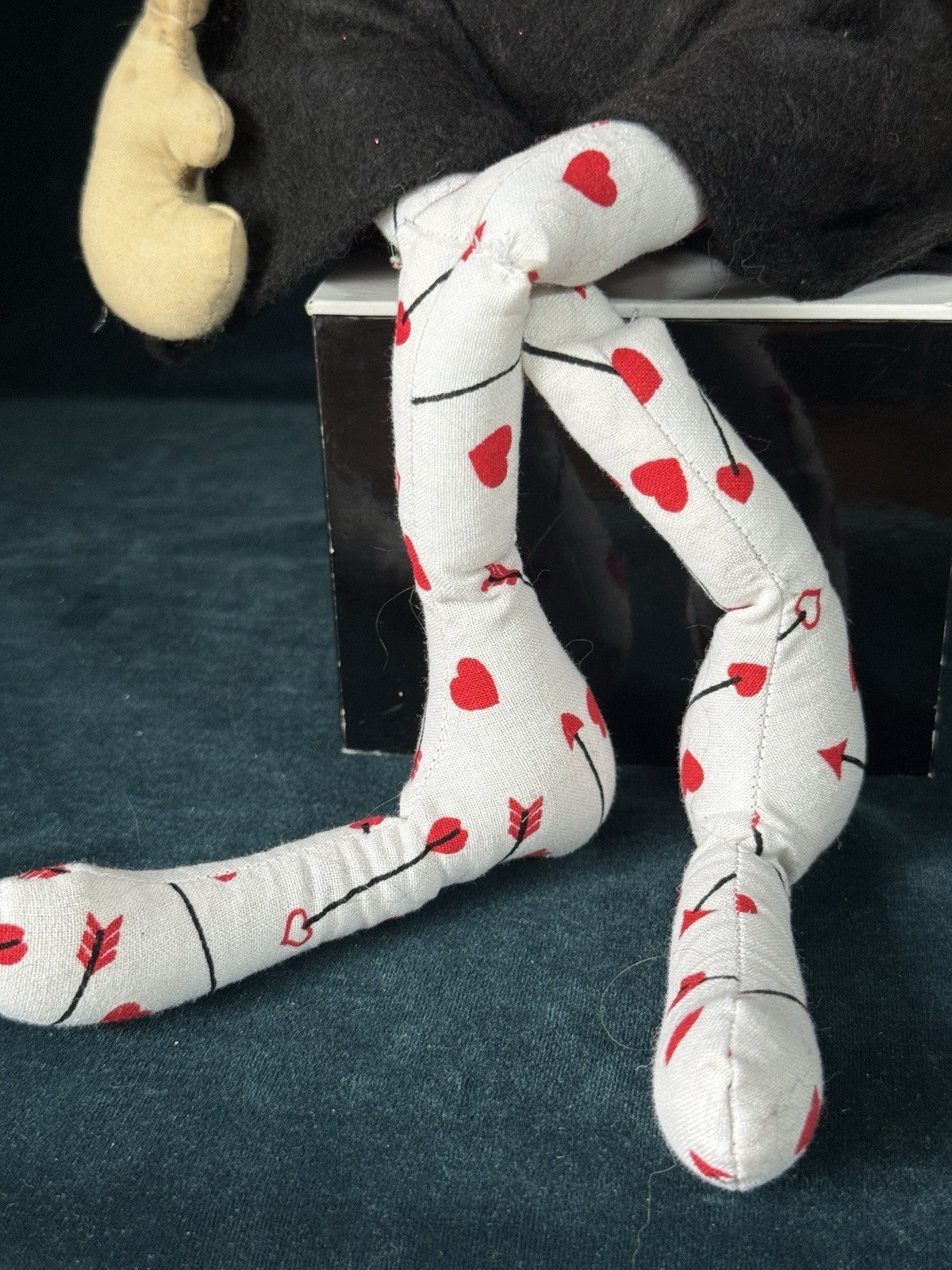 Lot Of 2 OOAK Artist Handmade Whimsical Cloth 22” Doll