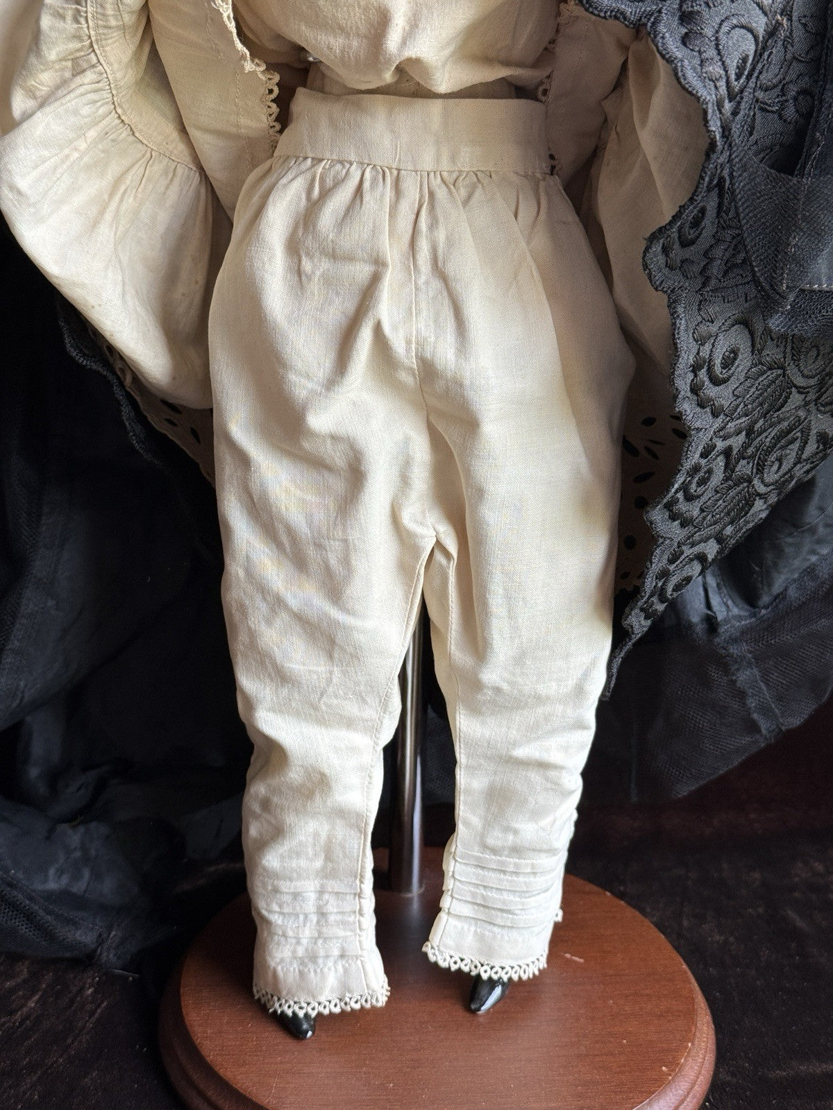 Antique German 18” Kister China Shoulder Head Doll