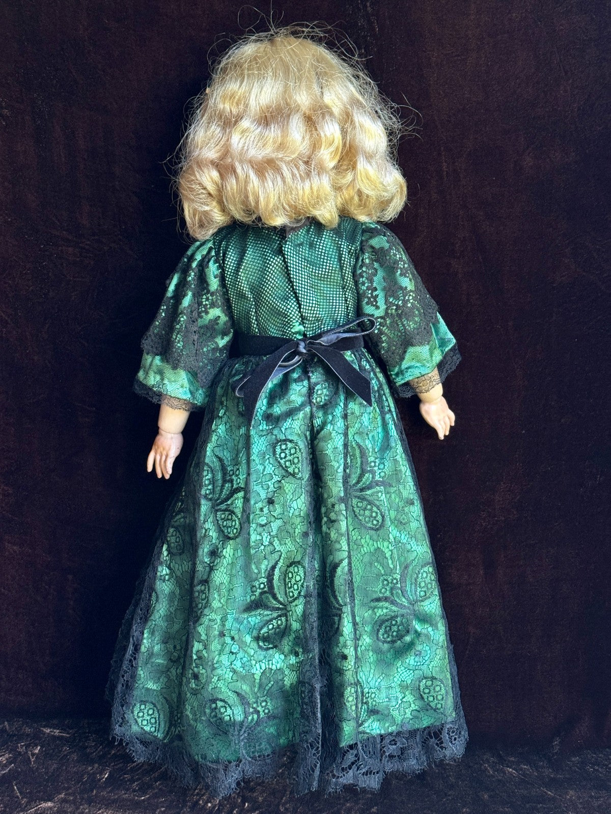 Antique German 25” Armand Marseille DRGM 246 Florodora Bisque Socket Head Doll