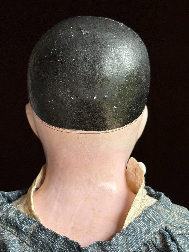 Antique French 23” Papier Mache Male Doll