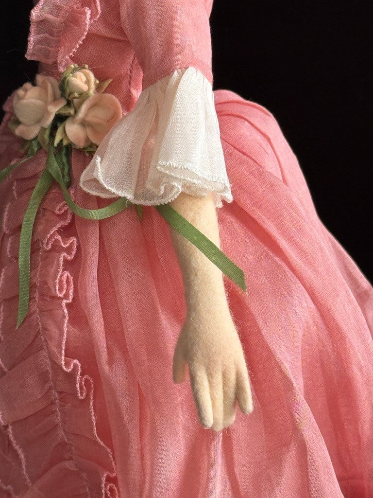 Collectible John Wright Columbine 15" Cloth Felt Doll LE 300 in Box