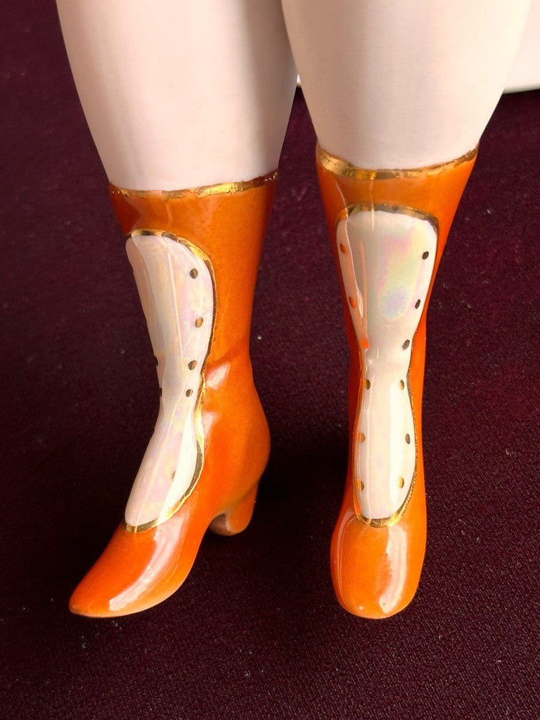 Vintage Porcelain 22” Signed Emma Clear Parian China Doll