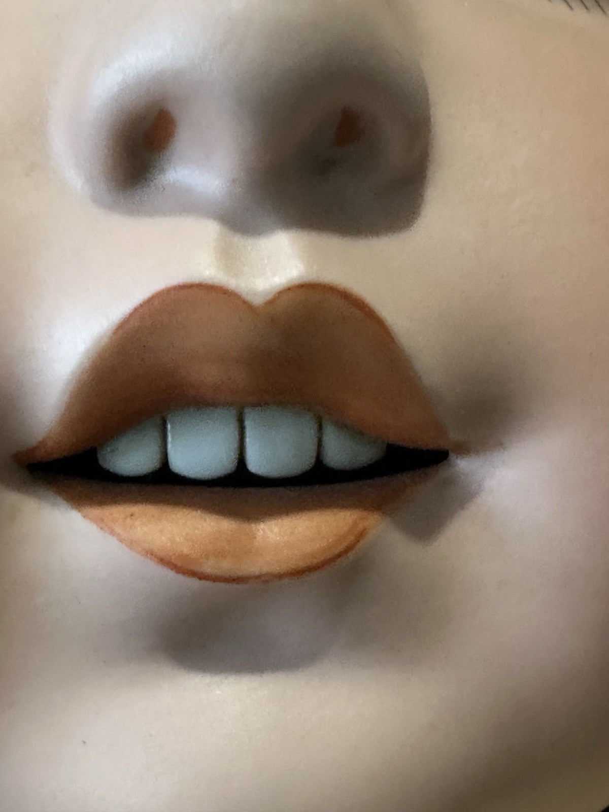 Rare!! Huge 40” Antique German Gebruder Heubach Doll Dep Bisque Head Comp Body