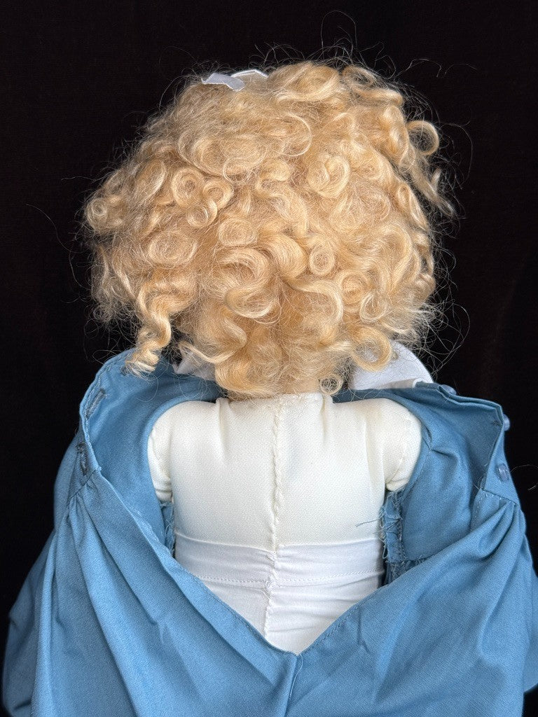 OOAK 18" Artist Carol Trobe Sculpted Polymer Clay Girl Doll