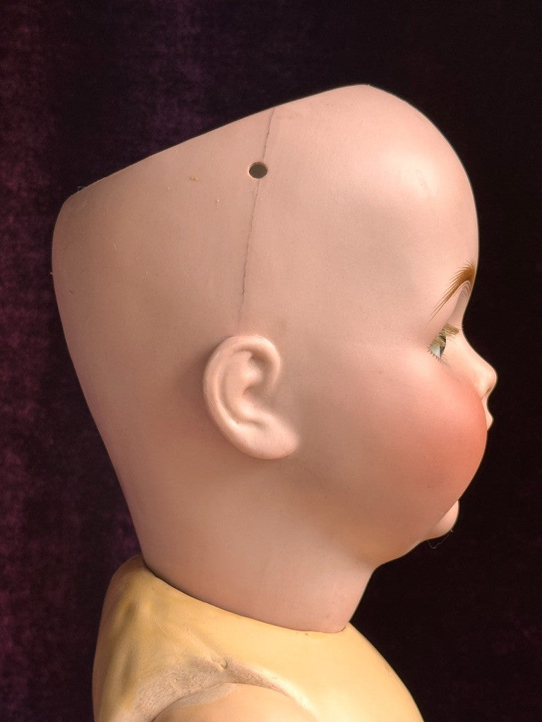 Large 21” Antique German JDK Kestner 257 Bisque Head Baby Doll Composition Body