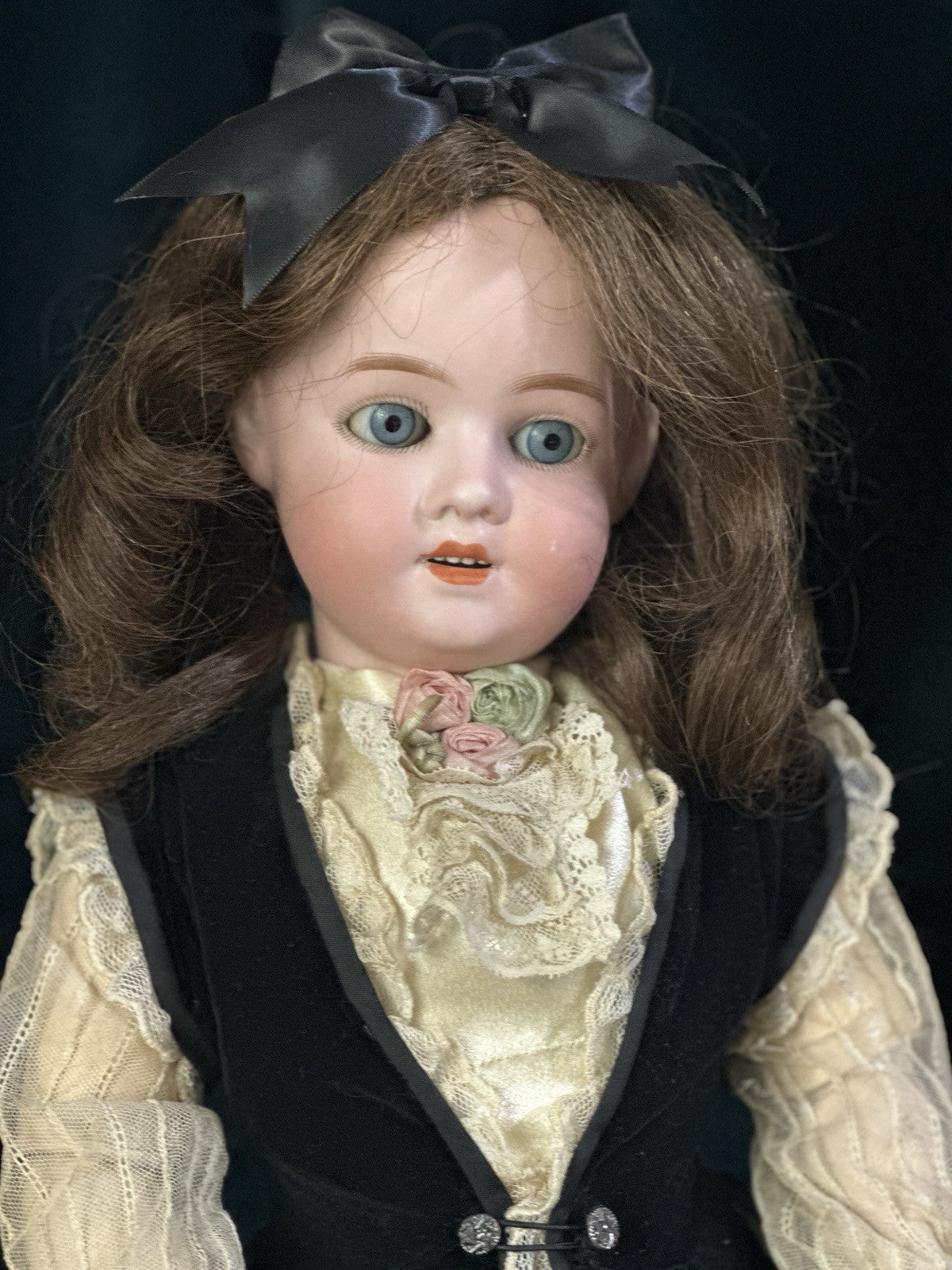 Antique German Shoenau & Hoffmeister Mold 5300 Bisque Head 23” Doll