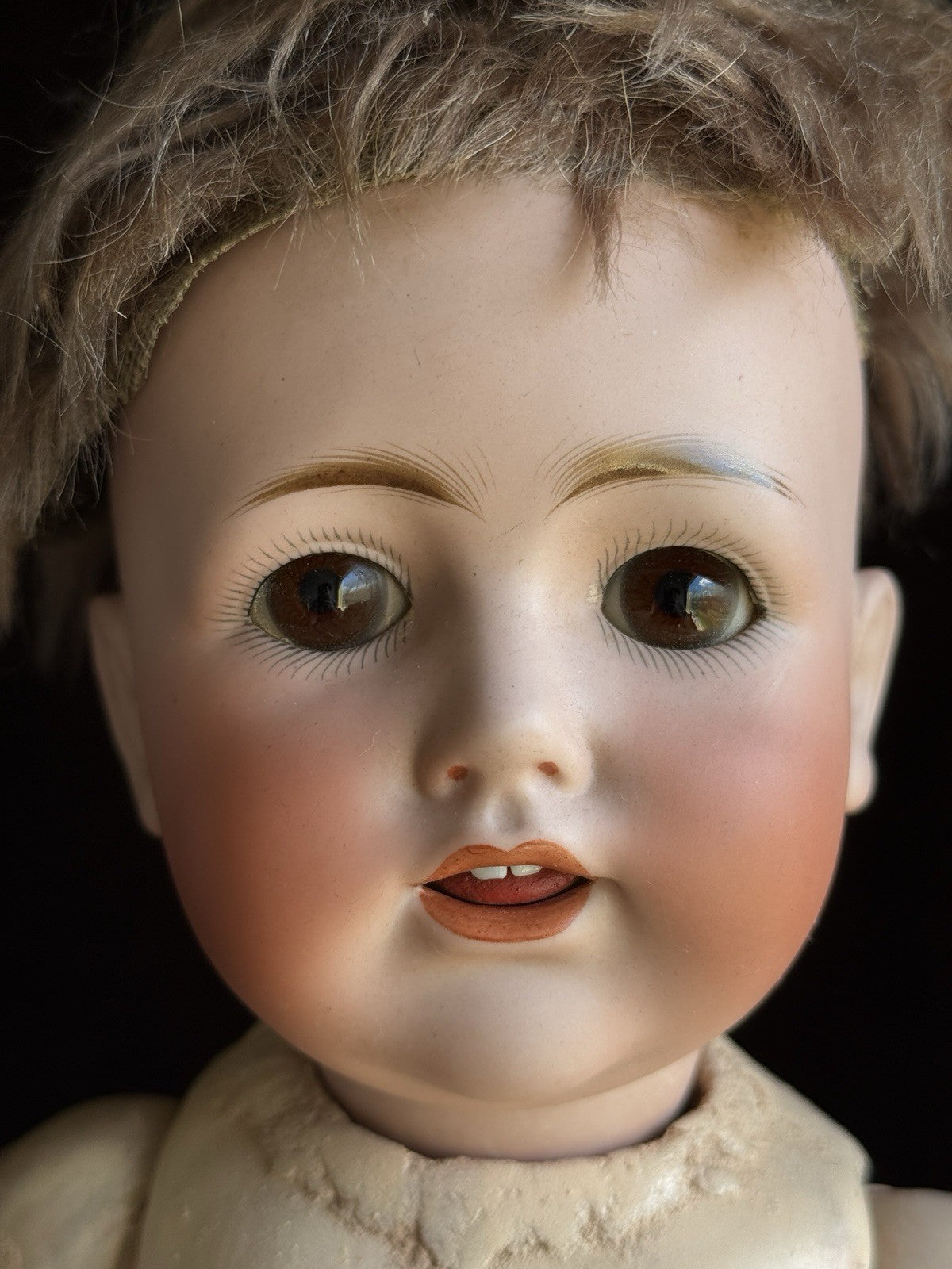 Antique German 16” Kestner JDK 257 Bisque Head Baby Doll
